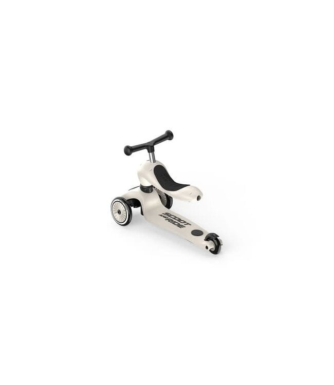 Scoot and ride Step en loopwagen in één  met duwstang - Ash -  Scoot and ride Highwaykick 1 Push & go