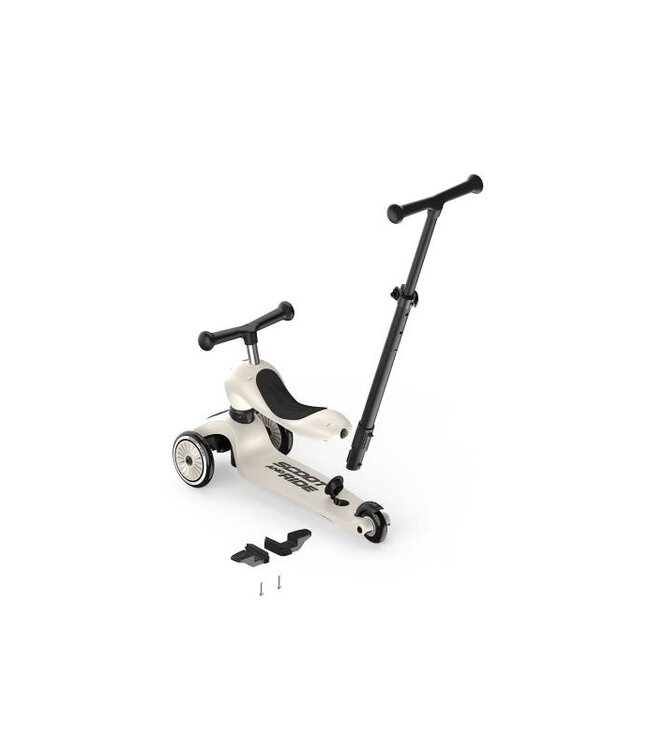 Scoot and ride Step en loopwagen in één  met duwstang - Ash -  Scoot and ride Highwaykick 1 Push & go