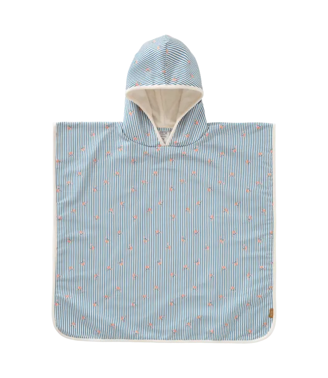 Fresk UV Poncho Stripes Crab - Recycled Nylon