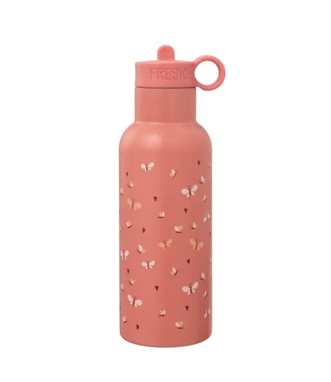Fresk Fresk Nordic Thermosfles met twee doppen Butterfly, 500 ml dubbelwandig roestvrij staal