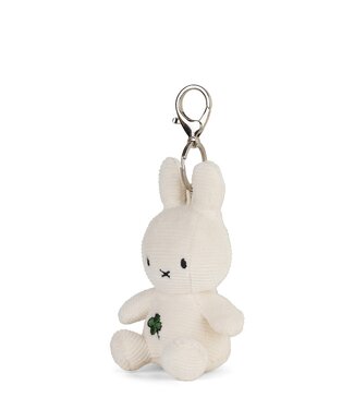 Nijntje Nijntje sleutelhanger Corduroy Lucky clover  Offwhite - 10 cm