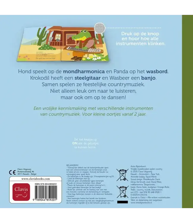 Vrolijke muziekmakers spelen country - Anita Bijsterbosch