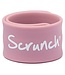 Scrunch Polsbandje Naam en Telefoonnummer - Blush