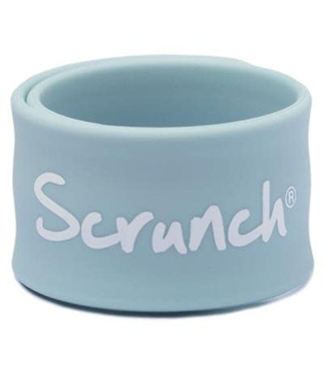 Scrunch Polsbandje Naam en Telefoonnummer - Blue
