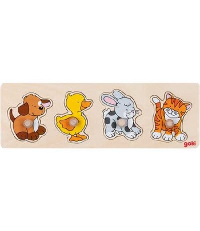 Houten Knoppuzzel - Dieren