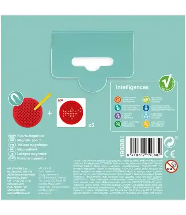 Magneetbord met pen Rond Mini