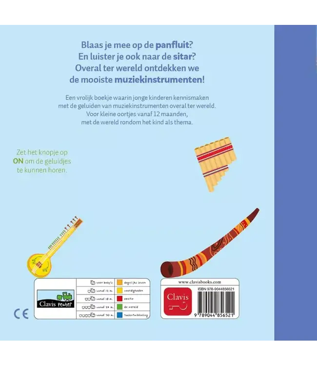 Nog meer muziekinstrumenten van overal - Geluidenboek. Anita Bijsterbosch