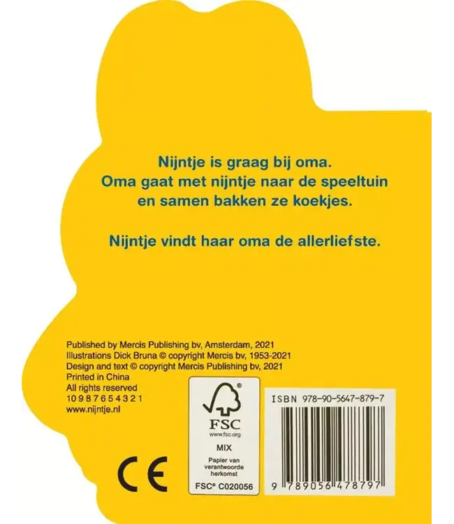 Mercis Nijntje en oma - Dick Bruna