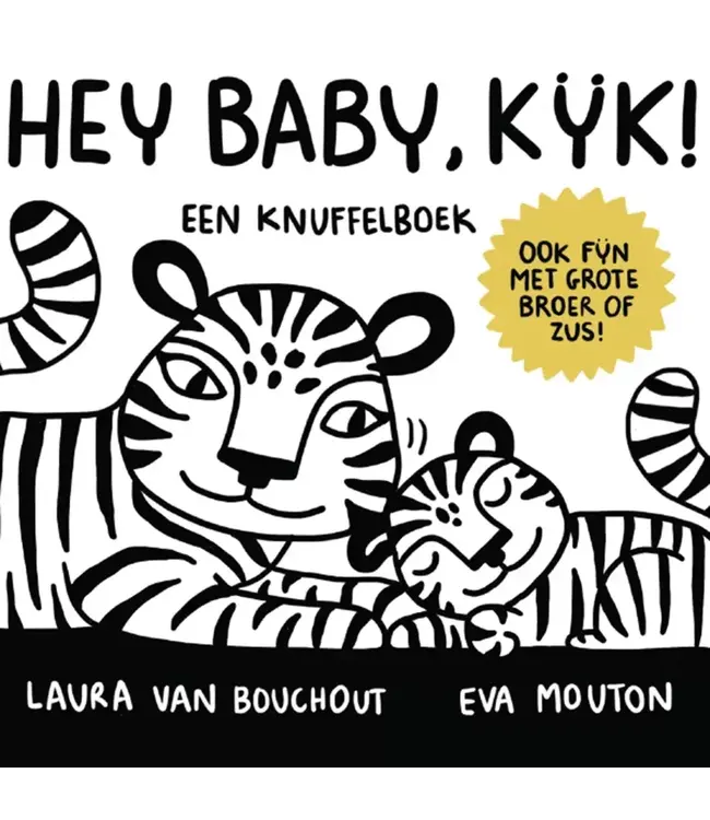 Standaard uitgeverij Hey Baby, kijk!  - Contrastboekje