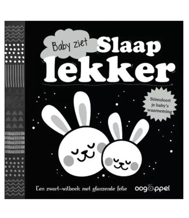 Standaard uitgeverij Baby ziet: Slaap lekker  - Contrastboekje