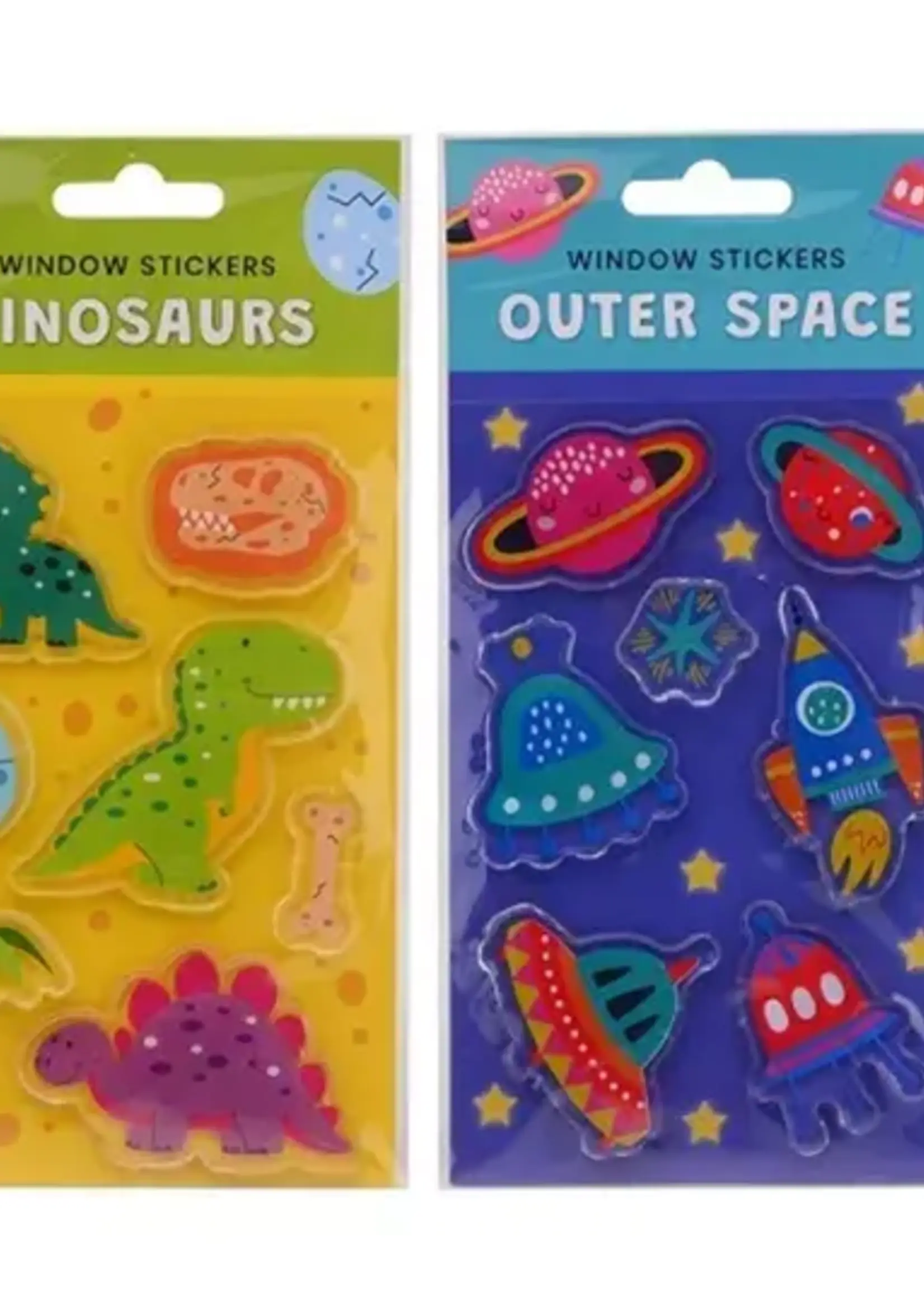 Raamstickers Space - Herbruikbaar