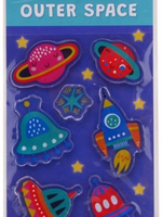 Raamstickers Space - Herbruikbaar
