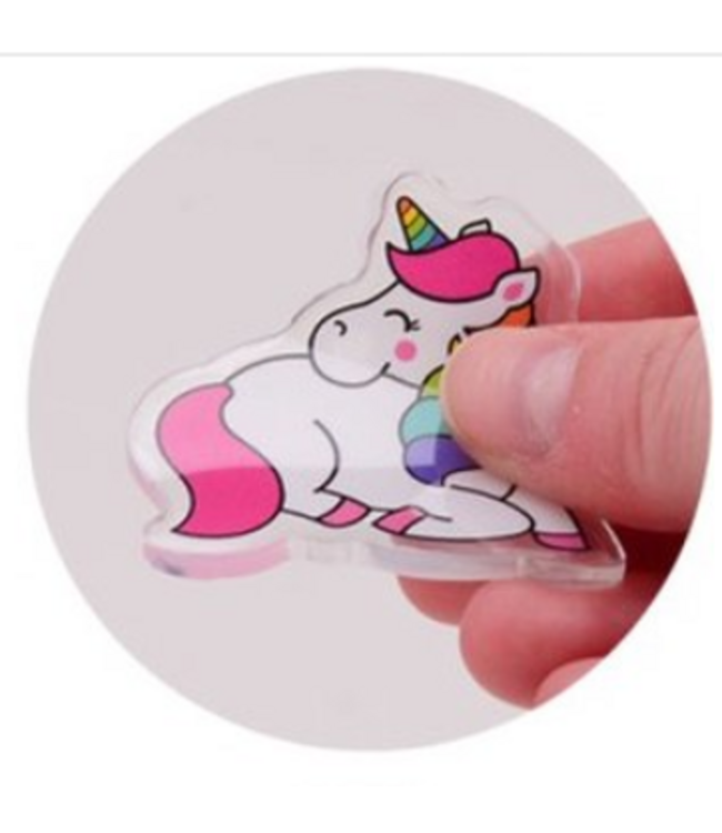 Raamstickers Unicorn - Herbruikbaar