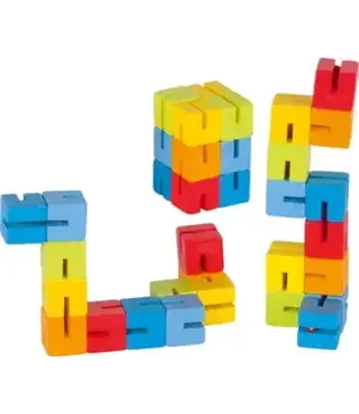 Twister Blocks -  elastische blokjes slang