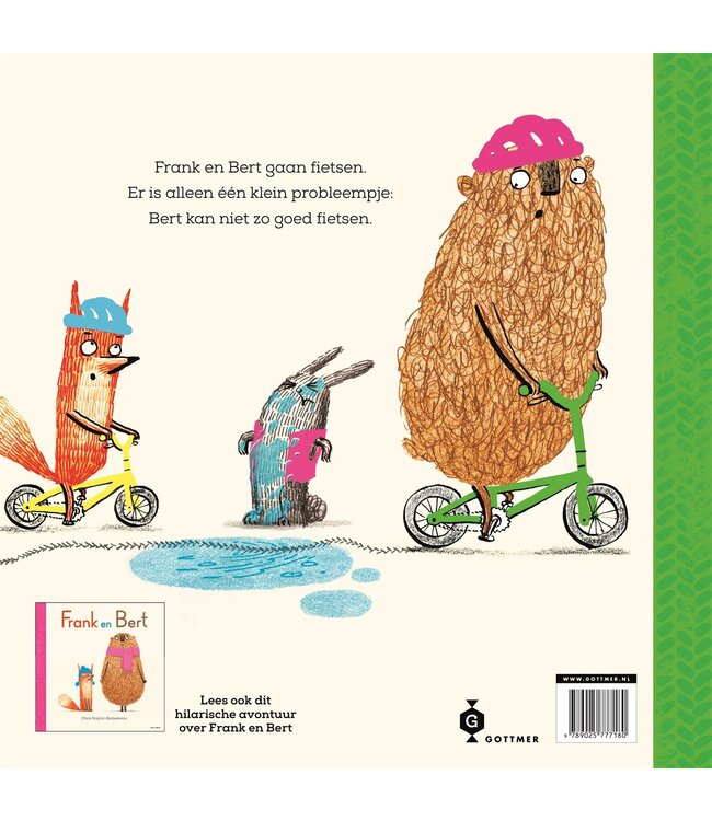 Frank en Bert op de fiets.  Chris Naylor-Ballesteros