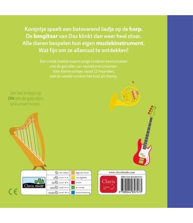 Nog meer muziekinstrumenten van dichtbij - Geluidenboek. Anita Bijsterbosch