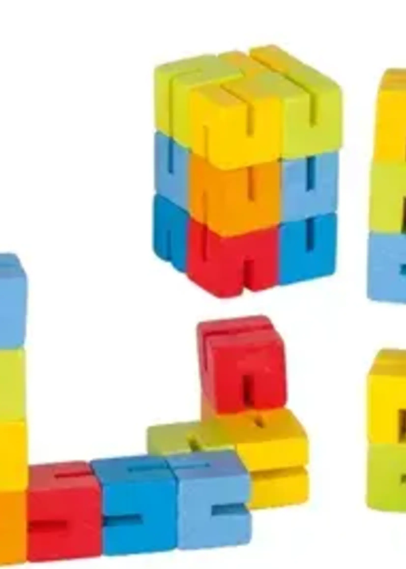 Twister Blocks -  elastische blokjes slang