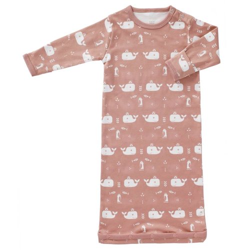 Fresk Fresk slaapzak Whale Mellow rose lange mouw Fresk Fresk slaapzak Whale Mellow rose lange mouw