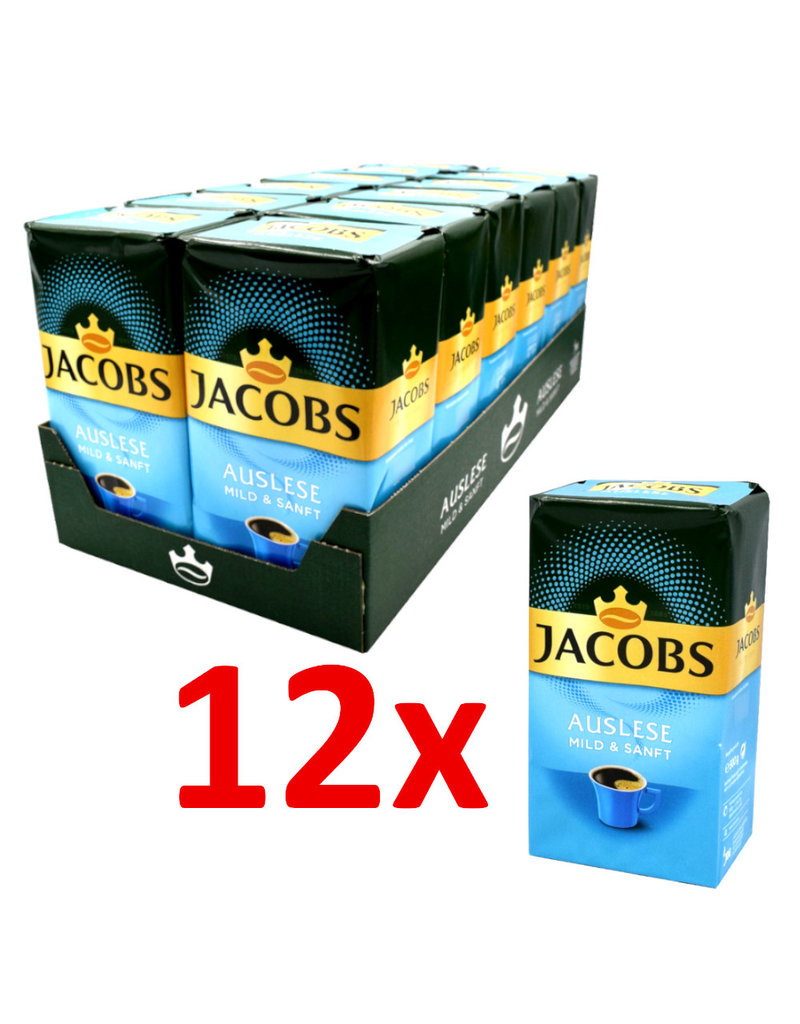 Jacobs Jacobs Mild & Sanft Auslese 500gr (Onko vorher) - Karton