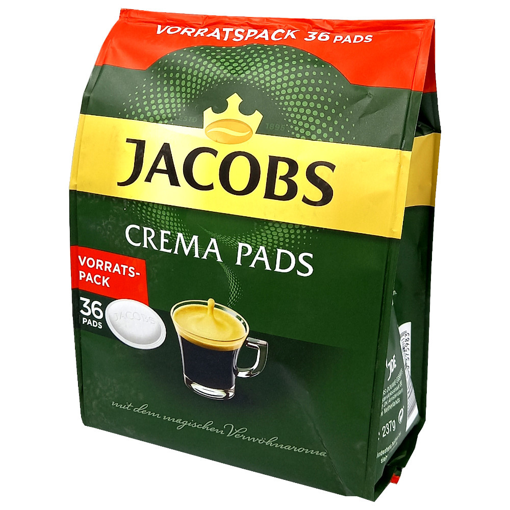 Jacobs Crema pads 36 pads - KaffeeKaufenHolland | Preiswert Kaffee Kaufen