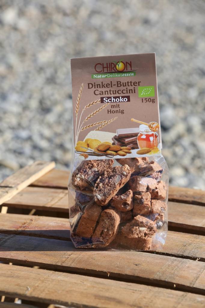 Dinkel-Butter Cantuccini Schoko mit Honig 150g - Hecklers Hofladen