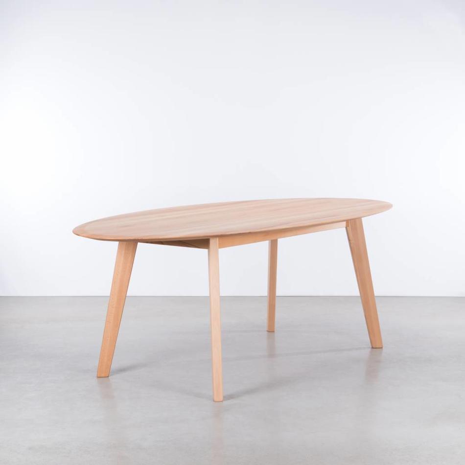 Samt Oval Table Beech