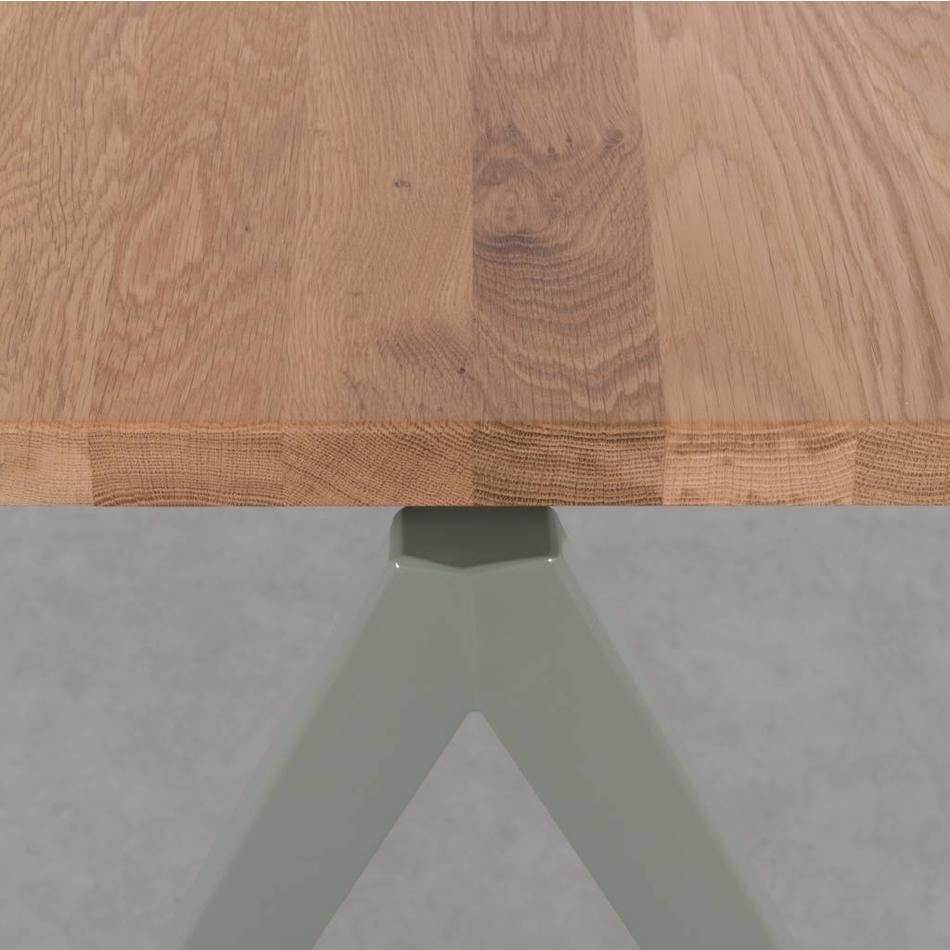 TD4 Table Cement Grey / Oak