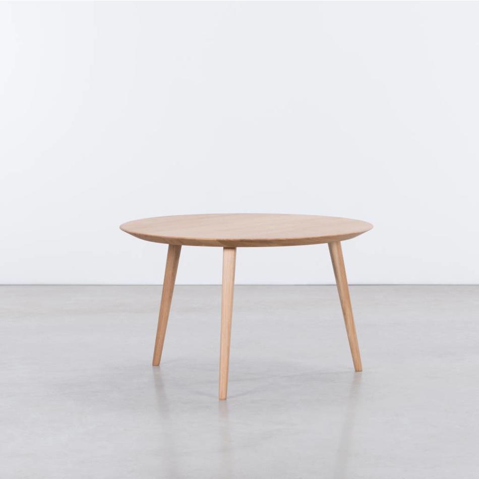 Tomrer Coffee Table Round Oak - 3 Legs