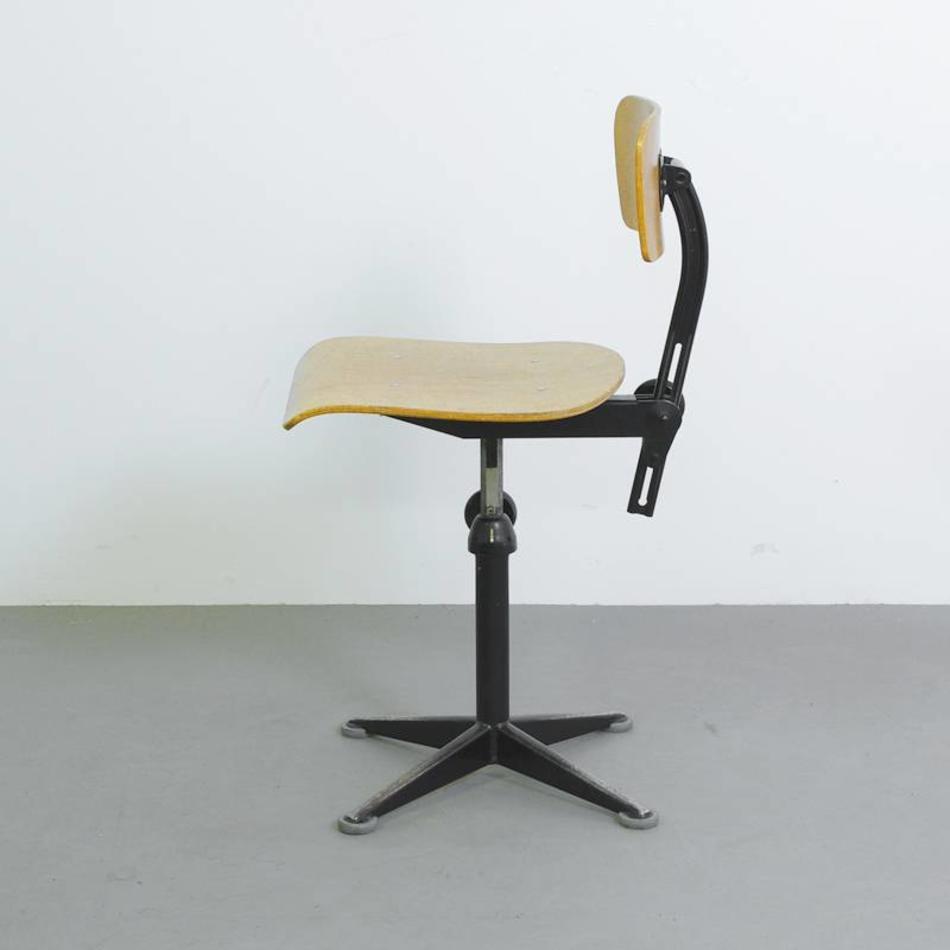 Friso Kramer werkstoel - Zwart frame