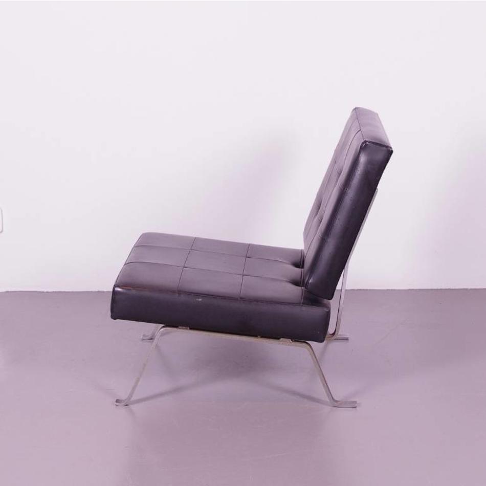 Hein Salomonson lounge chair orignal black skai