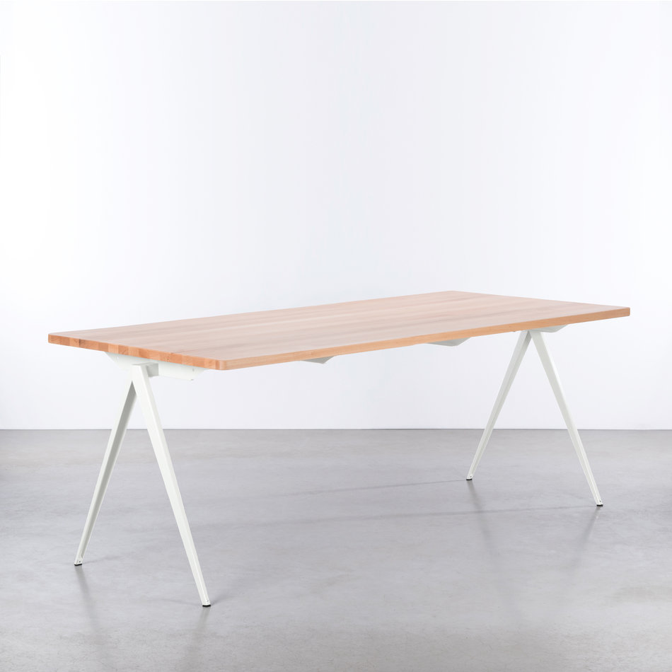 TD4 Table White / Beech