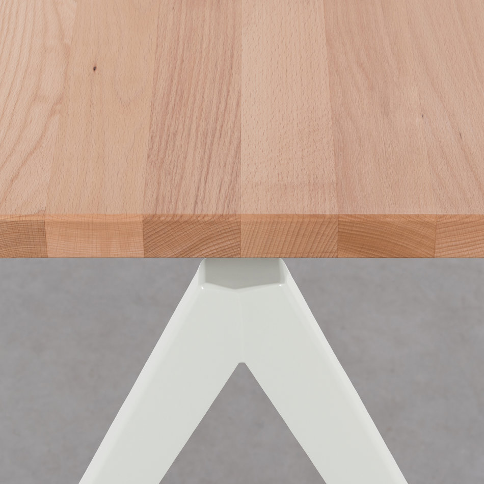 TD4 Table White / Beech