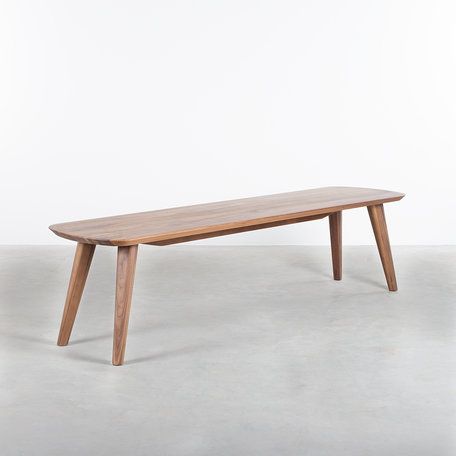 Tomrer Table Bench Walnut