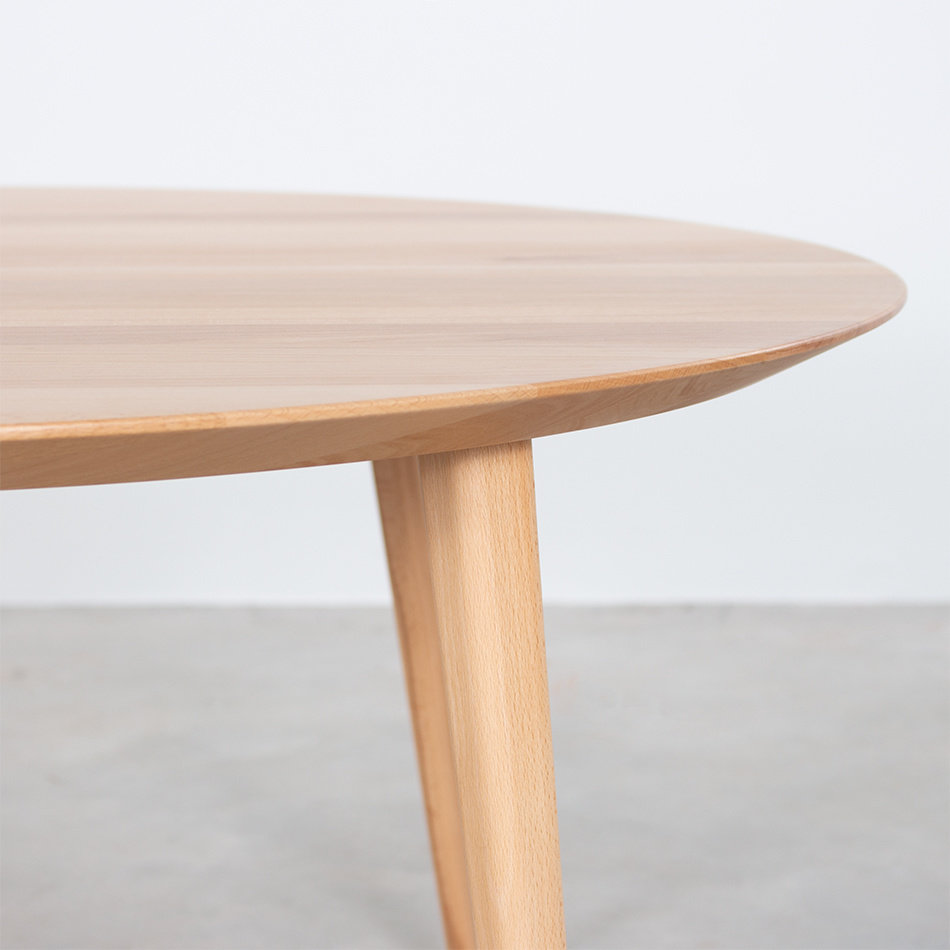 Tomrer Coffee Table Round Beech - 4 Legs