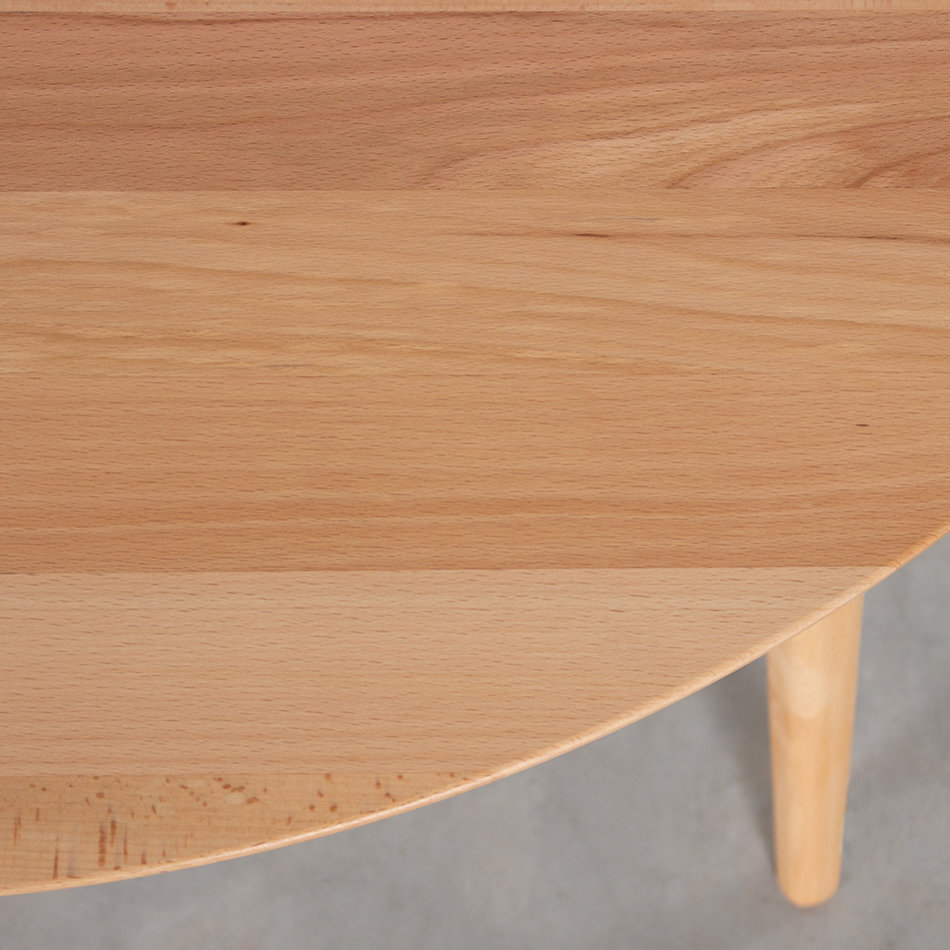 Tomrer Coffee Table Round Beech - 4 Legs