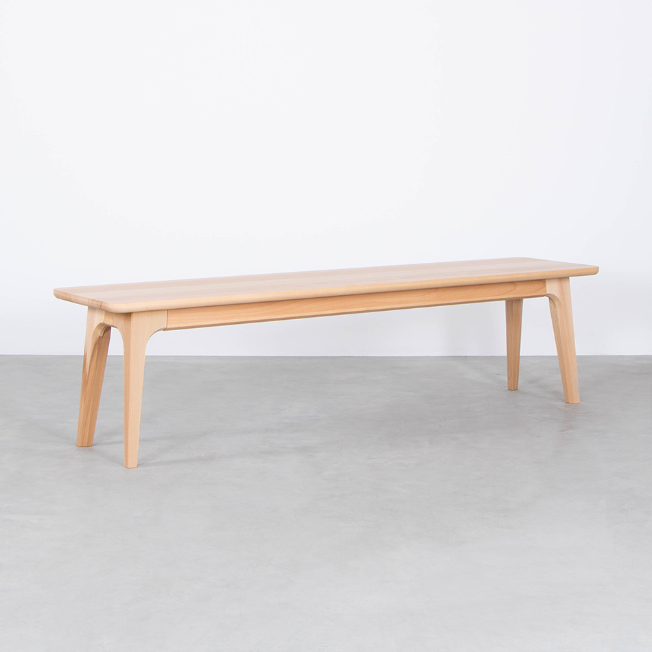 wooden table and bench