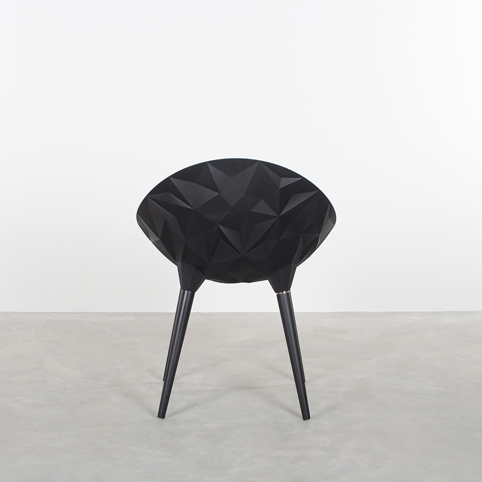 Rock chair black and white from diesel for Moroso