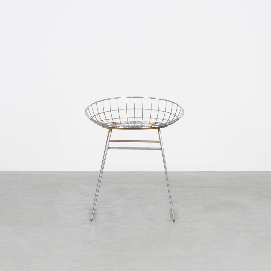 Cees Braakman stool wire steel Pastoe - De Machinekamer