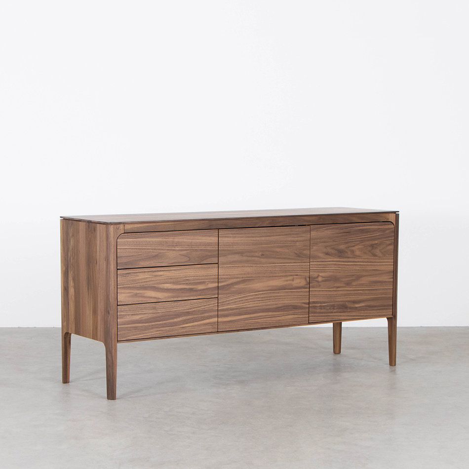 Rikke Sideboard Walnut 3 Compartment