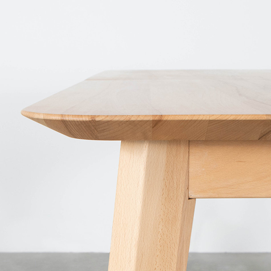 Nonne Table Straight Extendable Beech