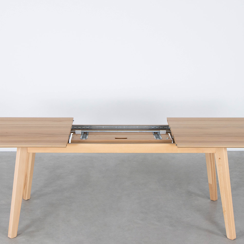 Nonne Table Straight Extendable Beech