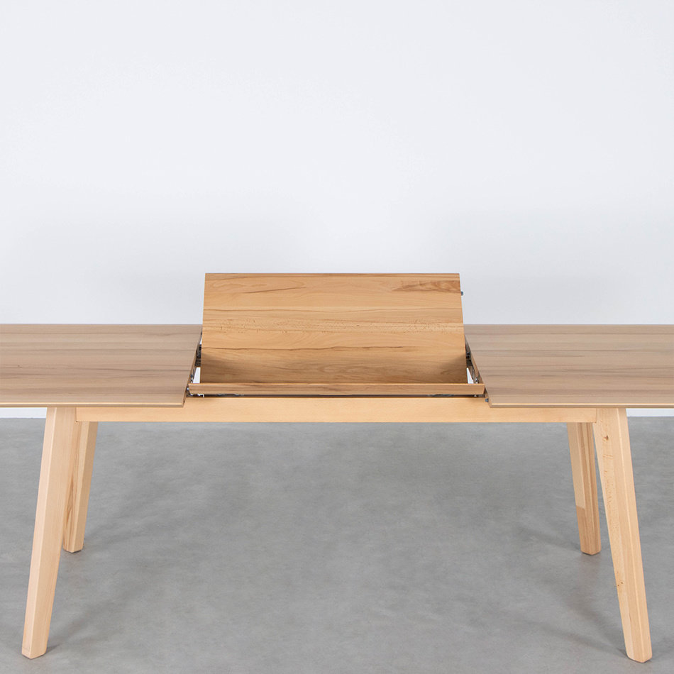 Nonne Table Straight Extendable Beech