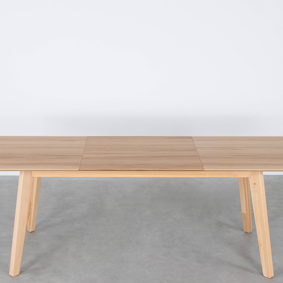 Nonne Table Straight Extendable Beech