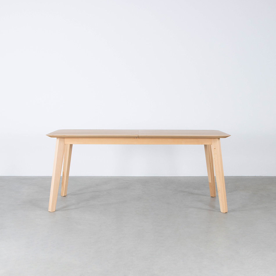 Nonne Table Straight Extendable Beech