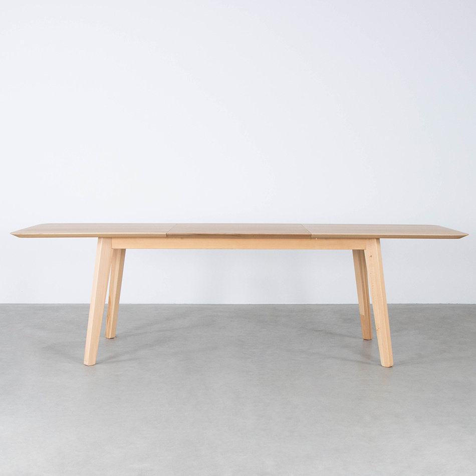 Nonne Table Straight Extendable Beech