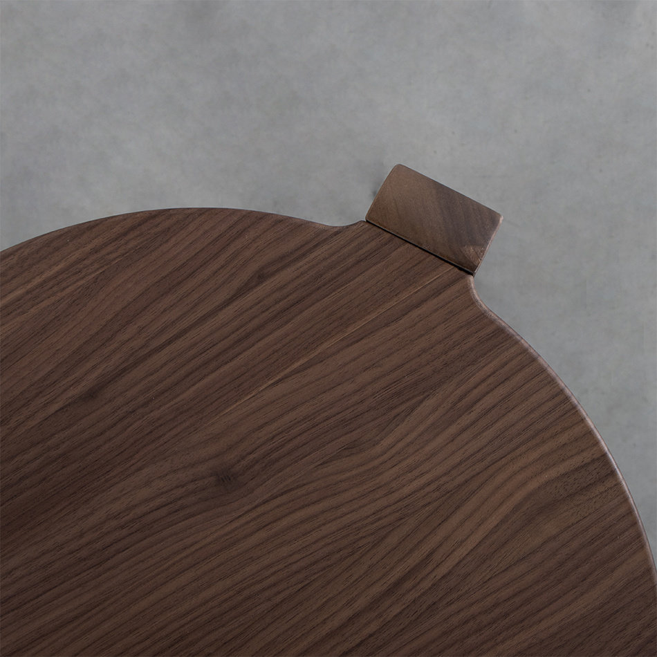 Fraek Side Table Walnut