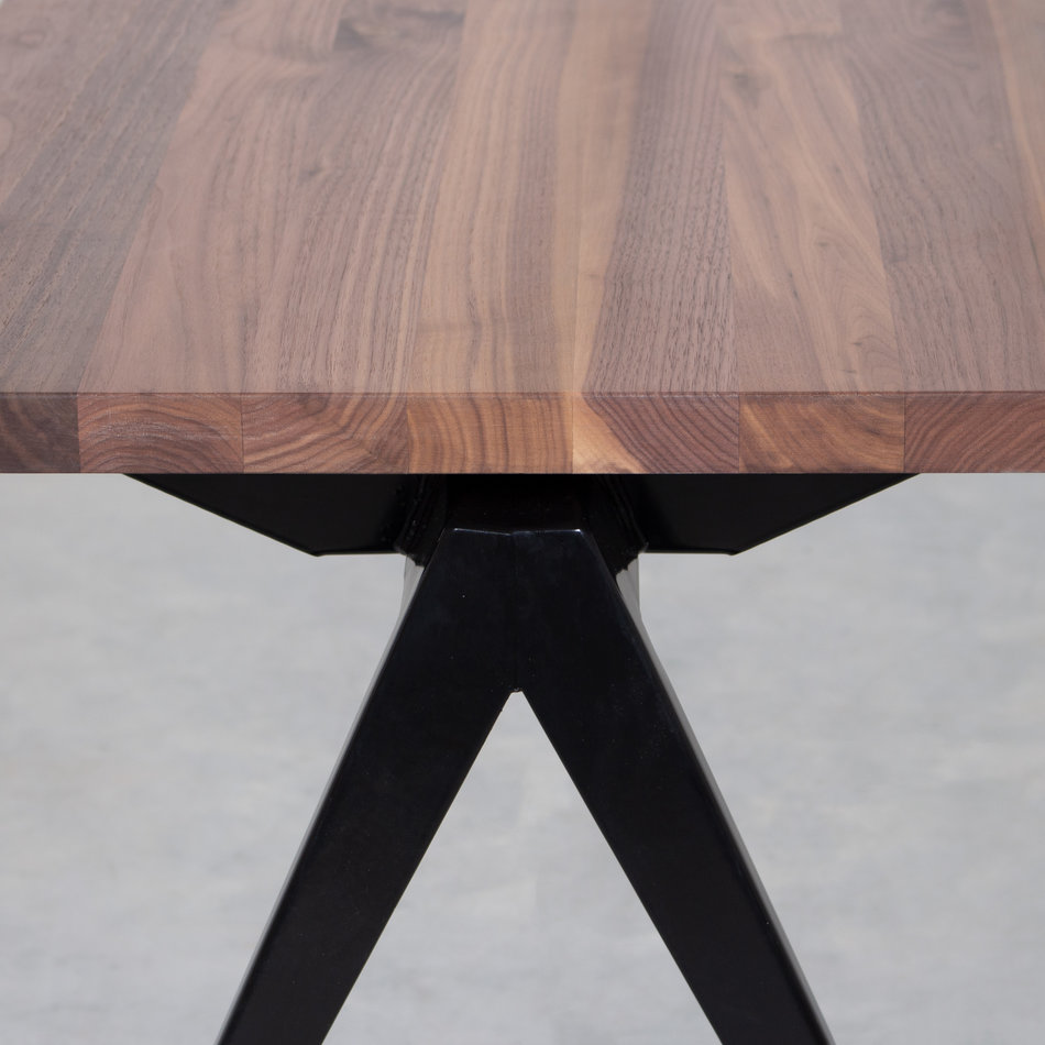 TD4 Table Bench Black / Walnut