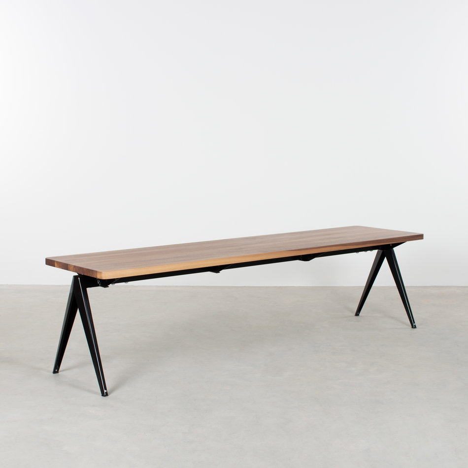 TD4 Table Bench Black / Walnut