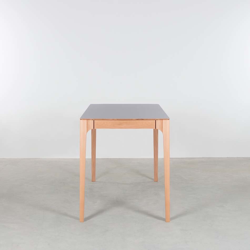 Rikke Desk Beech With Fenix Top