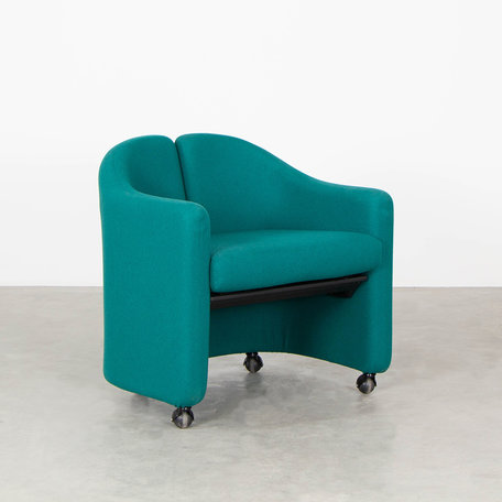 Eugenio Gerli ps 142 armchair green Tecno